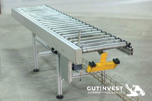 Motorized roller table (2500 x 460 mm)