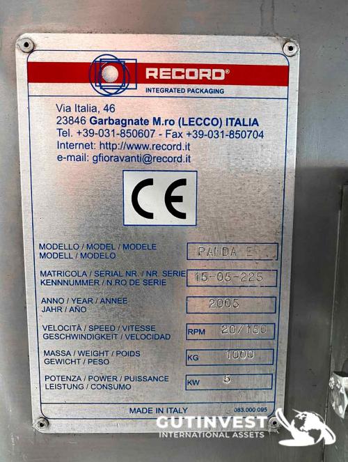 Máquina ensacadora flow pack horizontal (HFFS)