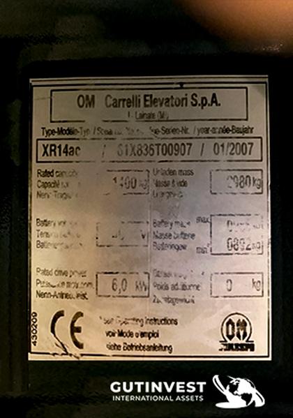 Carretilla retráctil