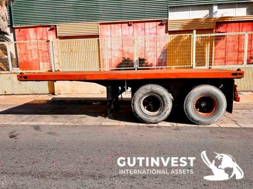 Container semi-trailer - 2 axles