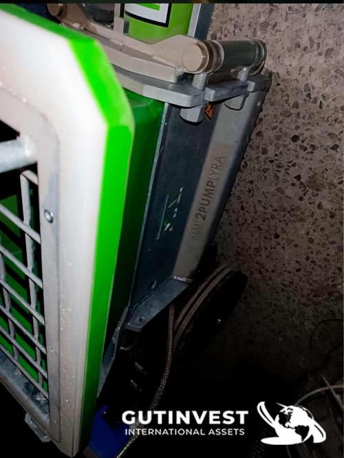 Máquina para el bombeo y proyectado de materiales premezcla