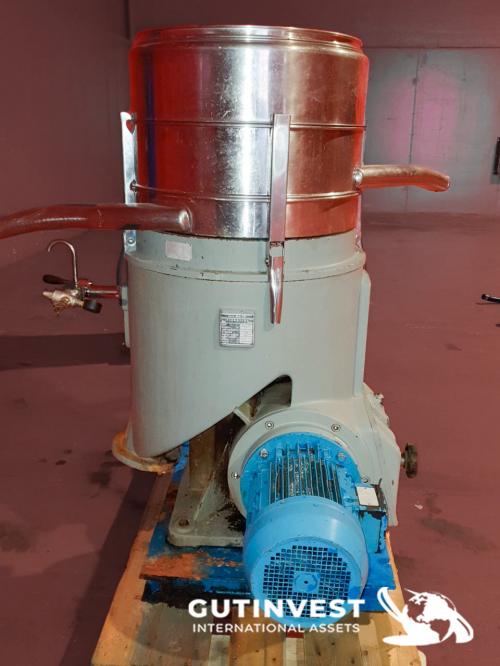 Centrifuga vertical para aceite