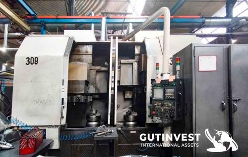 CNC Vertical Lathe Twin spindle