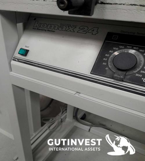 Máquina de corte, engaste y serigrafiado de cables