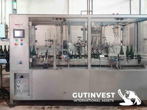 Automatic disgorgement & dosing machine for sparkling wines