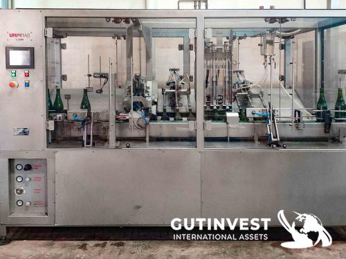 Automatic disgorgement & dosing machine for sparkling wines