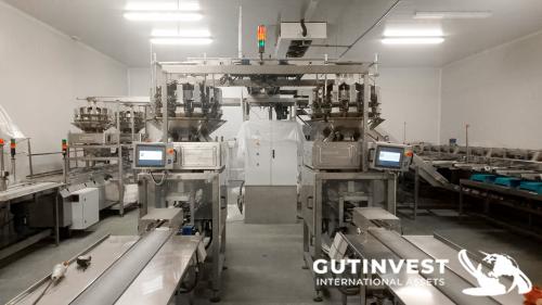 Complete line for blueberry handling and packaging 
