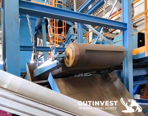 Complete line for sale for recycling tires - 10.000T/year.