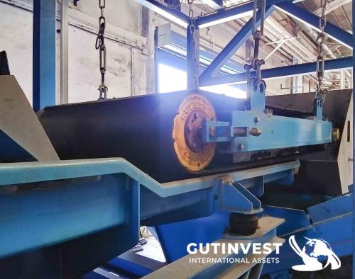 Complete line for sale for recycling tires - 10.000T/year.