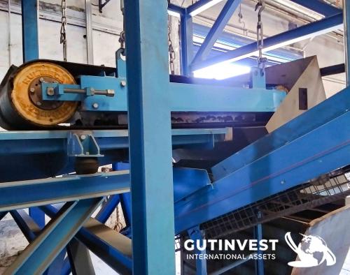 Complete line for sale for recycling tires - 10.000T/year.