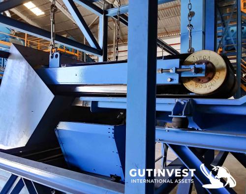 Complete line for sale for recycling tires - 10.000T/year.
