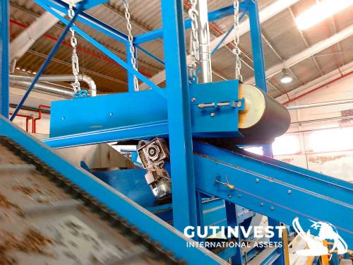 Complete line for sale for recycling tires - 10.000T/year.