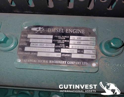 Generador insonorizado diésel - 125kva