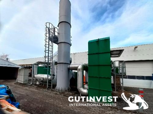 Planta de abatimiento por pre-concentración y combustión re