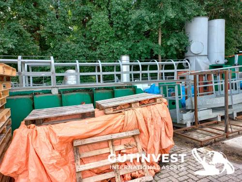 Planta de abatimiento por pre-concentración y combustión re