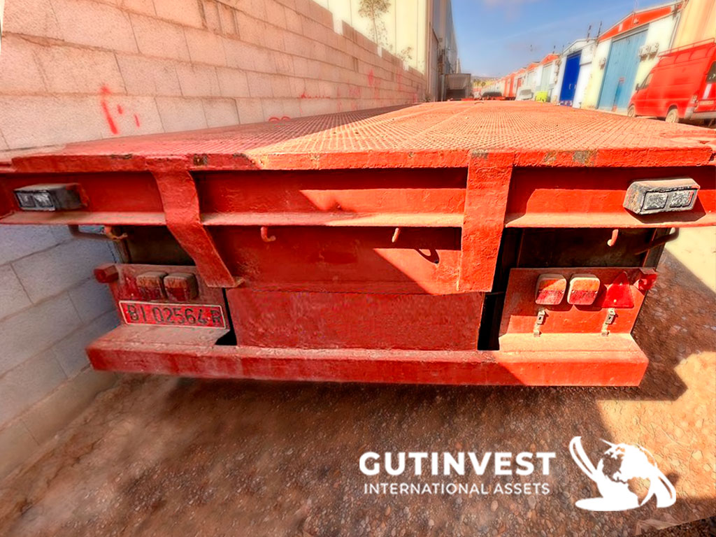 Container semi-trailer - 2 axles