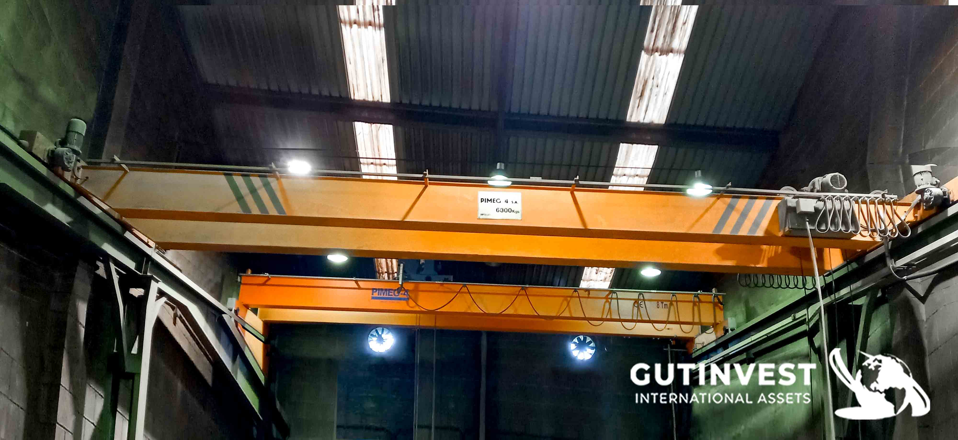 Two-rail overhead crane - 6,3Tn