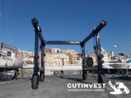 Grúa pórtico para embarcaciones – 45Tn