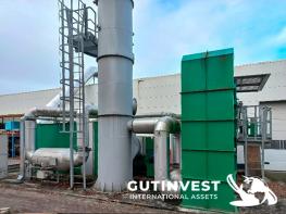 Pre-concentration regenerative thermal combustion abatement plant