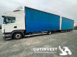 Truck with double trailer - SCANIA