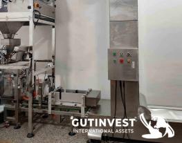 Vertical packaging line for Doypack bags