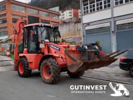Two backhoe loaders - construction sector